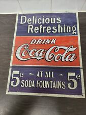 Coca cola sign for sale  BEDFORD