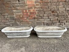 large white outdoor planters for sale  DERBY