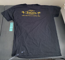 Camiseta Real Caribbean RON CHATA Negra y Amarilla Para Hombre Diseño Palmera 2XL, usado segunda mano  Embacar hacia Mexico