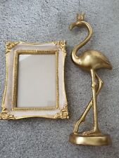 Gold flamingo statue for sale  CULLOMPTON