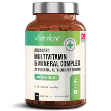Multivitaminas E Minerais, 400 comprimidos (13 meses), 27 vitaminas e minerais comprar usado  Enviando para Brazil