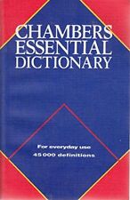 Chambers essential dictionary for sale  ROSSENDALE