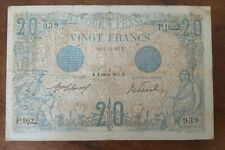Francs bleu 1912 d'occasion  Lyon VI