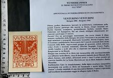 Wunderkammer exlibris 704 usato  Italia