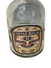 Garrafa de uísque escocês Chivas Regal Premium 12 anos vazia com tampa 750ml, usado comprar usado  Enviando para Brazil