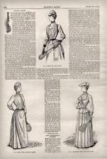 Usado, Vestidos de tênis - Tênis - Moda - 2 páginas - Harper's Bazar - 1889 comprar usado  Enviando para Brazil