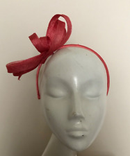 Coral pink fascinator for sale  BRIGHOUSE