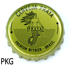 Brasil Cerveja Praya Premium Witbier Feminino - Tampa de garrafa de cerveja cápsula Kronkorken comprar usado  Enviando para Brazil