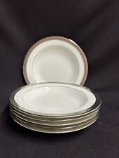 platinum rimmed white china for sale  South Lyon