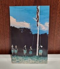 Cartão postal ONTEORA SCOUT RESERVA 5,5 x 3,5 foto da bandeira de Livingston Manor NY comprar usado  Enviando para Brazil