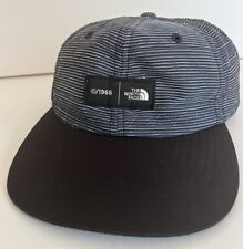 North Face Ladies Strap Back Trail Blue Stripe Cap for sale  Shipping to South Africa