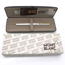 Caneta-tinteiro Montblanc Slimline branca e dourada M Pt e conversor na caixa em perfeito estado * comprar usado  Enviando para Brazil