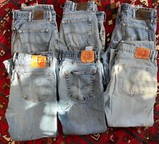 Lote de 6 jeans jeans vintage desgastados rasgados para reparo Selvedge 3 Lee 3 Levi, usado comprar usado  Enviando para Brazil