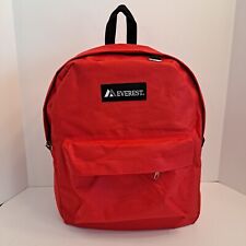 Mochila Everest escola caminhada acampamento vermelha 23x12 comprar usado  Enviando para Brazil