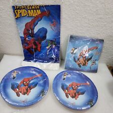 Guardanapos de festa de aniversário tema Homem-Aranha pratos tampa de mesa para 20 convidados comprar usado  Enviando para Brazil