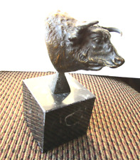 Bronze steer bull d'occasion  Expédié en Belgium