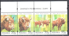 Poland 1996 Bison Bonasus - Mi 3629-3632 strip of 4 - MNH (**) na sprzedaż  PL
