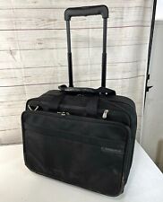 Briggs & Riley Travelware Rolling Brief Black 17” Wheeled Carry On Luggage for sale  Chicago