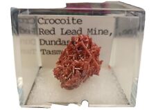 crocoite crystal From Red Lead Mine, Dundas, Tasmania Free Shipping! #14A for sale  Shipping to South Africa