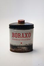 Lata de sabonete em pó vintage para as mãos de bóraxo 8 oz., Pacific Coast Borax Co, NY & LA comprar usado  Enviando para Brazil