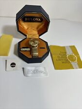 1974 Bulova relógio de pulso automático vintage moldura 10K UAW presente de aposentadoria não usado comprar usado  Enviando para Brazil