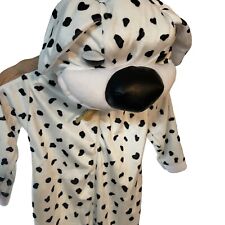 Used, Dalmation Puppy Dog Costume Child Size S Bodysuit Hood White Black Spots Cozy for sale  Shipping to South Africa