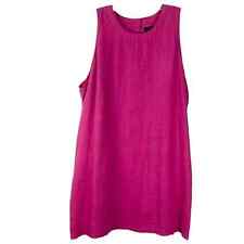 Usado, Vestido J CREW 3X Plus Size linha A bainha linho forrado rosa fúcsia comprar usado  Enviando para Brazil