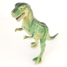 Figura de plástico vintage verde t rex dinosaurio 8", 1985, usado segunda mano  Embacar hacia Argentina