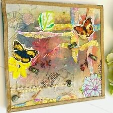 Abstract floral collage for sale  Shipping to Ireland