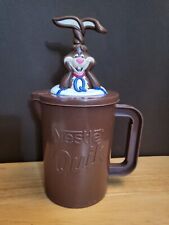 Jarro misturador de leite chocolate vintage Nestlé Quik Nesquik coelho plástico ~ Páscoa comprar usado  Enviando para Brazil