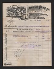 Mannheim rechnung 1925 gebraucht kaufen  Leipzig