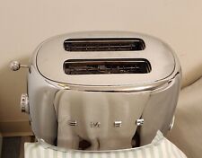 SMEG TSF01SSUS 2-Slice 50's Retro Style Aesthetic Wide-Slot Toaster Pre-Owned for sale  Shipping to South Africa