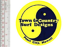 De colección Surfing Hawai Town & Country Surf Designs Pearl City. Parche promocional HI  segunda mano  Embacar hacia Argentina