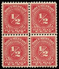 U.S. Revenue Scott #R206 half-cent documentary, mint never hinged block of 4 for sale  Shipping to South Africa