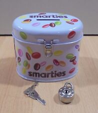 SMARTIES CANDY ADVERTISIGN TIN MONEY BOX EMPTY for sale  Shipping to South Africa