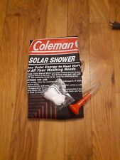 Bolso de ducha Coleman 5 galones negro PVC colgante solar camping sin caja. Sin usar  segunda mano  Embacar hacia Argentina