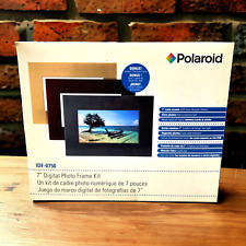 Polaroid IDF-0750 7" Digital Photo Frame Kit w/ 3 Designer Frames NEW OPEN BOX! for sale  Shipping to South Africa