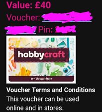 Hobby craft voucher for sale  WORKSOP
