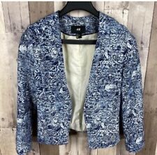fitted blue white blazer for sale  Grosse Pointe