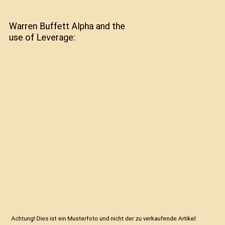 Warren buffett alpha gebraucht kaufen  Trebbin