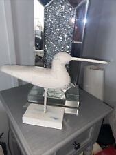 Wooden bird white for sale  BILLERICAY