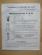 Werbeblatt milchentrahmer . gebraucht kaufen  Deutschland