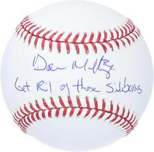 Béisbol firmado por los Yankees Don Mattingly con "¡Deshazte de esas patillas!" Insc segunda mano  Embacar hacia Argentina