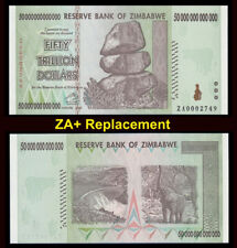 Używany, Zimbabwe 50 bilionów dolarów banknot ZA zamiennik 2008 nieobiegowy UNC P-90 na sprzedaż  Wysyłka do Poland