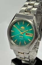 Usado, Orient 3 estrelas EA 469LD4-71 CA relógio de pulso automático aço inoxidável dia/data comprar usado  Enviando para Brazil