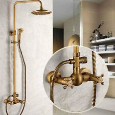 Used, Antique Brass Shower Tap Bathroom Shower 3-Function Shower System Onyzpily for sale  Shipping to South Africa