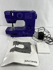 John Lewis JL Mini Sewing Machine Purple #232, used for sale  Shipping to South Africa