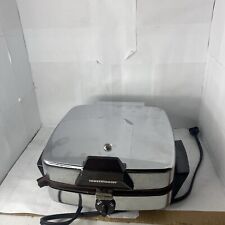 Vintage Toastmaster Model #265 Chrome Waffle Maker Griddle 2 Reversible Tested for sale  Shipping to South Africa
