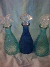 3 Decorative Glass Bottles Beach Themed 3 X8 for sale  Shipping to South Africa