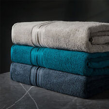 Toalha de banho de algodão absorvente toalhas para adultos cor sólida macia amigável rosto mão comprar usado  Enviando para Brazil